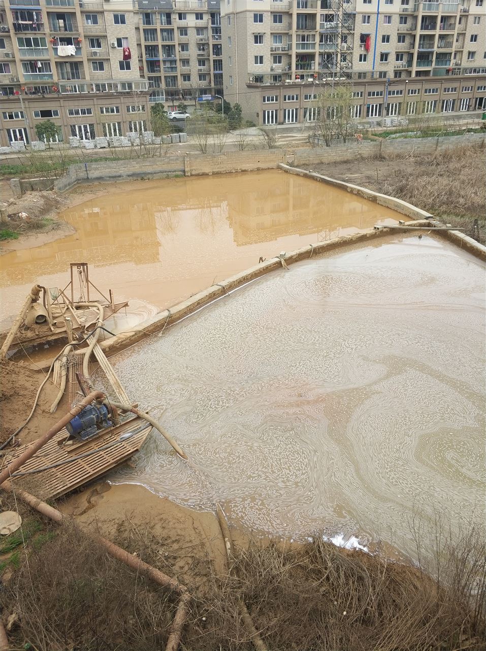 子洲沉淀池淤泥清理-厂区废水池淤泥清淤